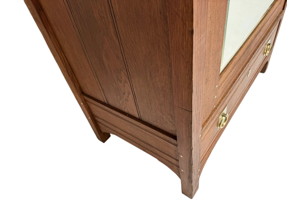 Arts & Crafts One-Door Armoire or Wardrobe Onder den Sint Maarten Style, 1900s